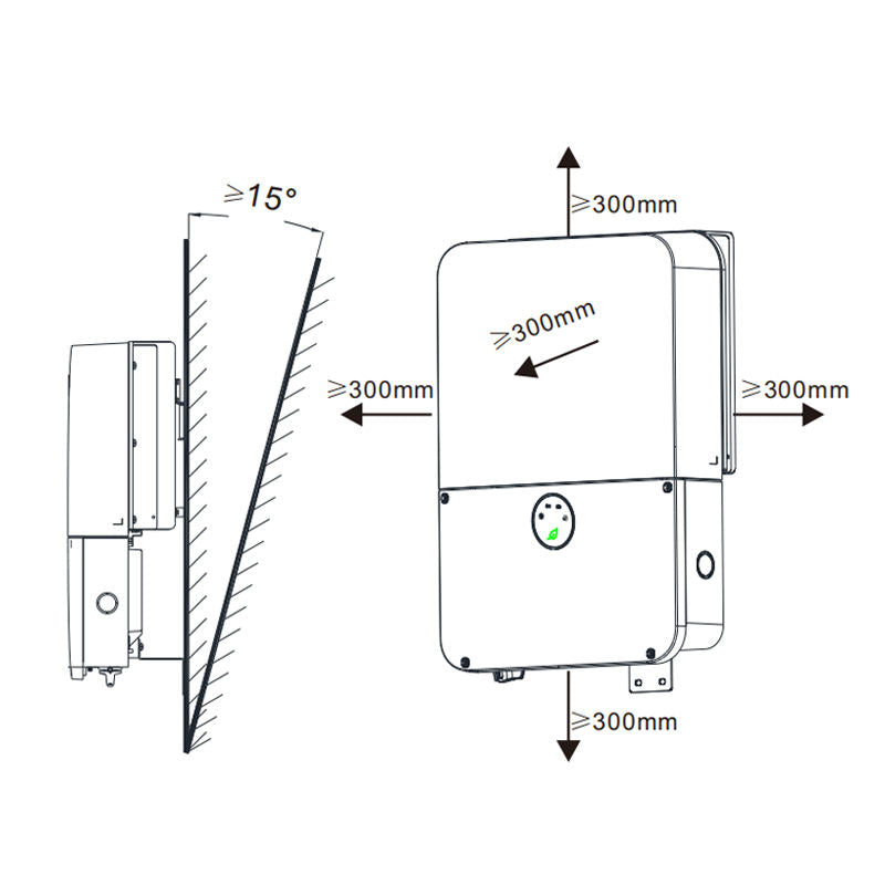 Growatt 7.6kW MIN 7600TL-XH-US Grid-Tie Inverter | Battery Storage Solar Inverter