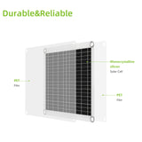 dimension 15W flexible solar panel 